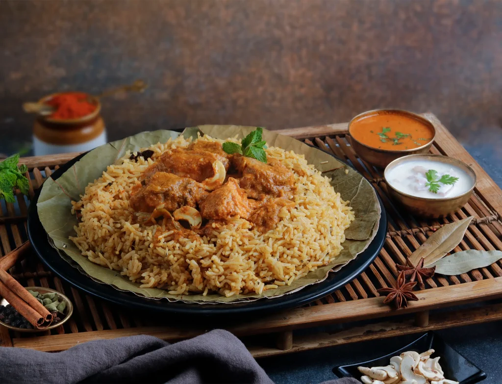 Zamindar Chicken Biryani at Bagara Biryani Cafe | Bagara Biryani Cafe – Authentic Andhra-Style Biryani in Bengaluru Zamindar Chicken Biryani at Bagara Biryani Cafe