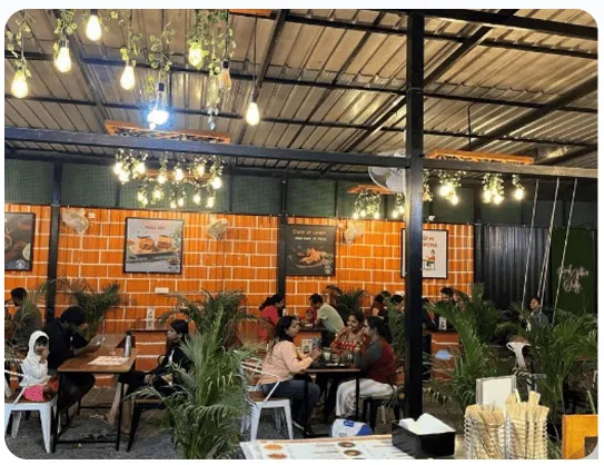 Customers enjoying their time in Bagara Biryani Cafe | Bagara Biryani Cafe – Authentic Andhra-Style Biryani in Bengaluru Customers enjoying their time in Bagara Biryani Cafe