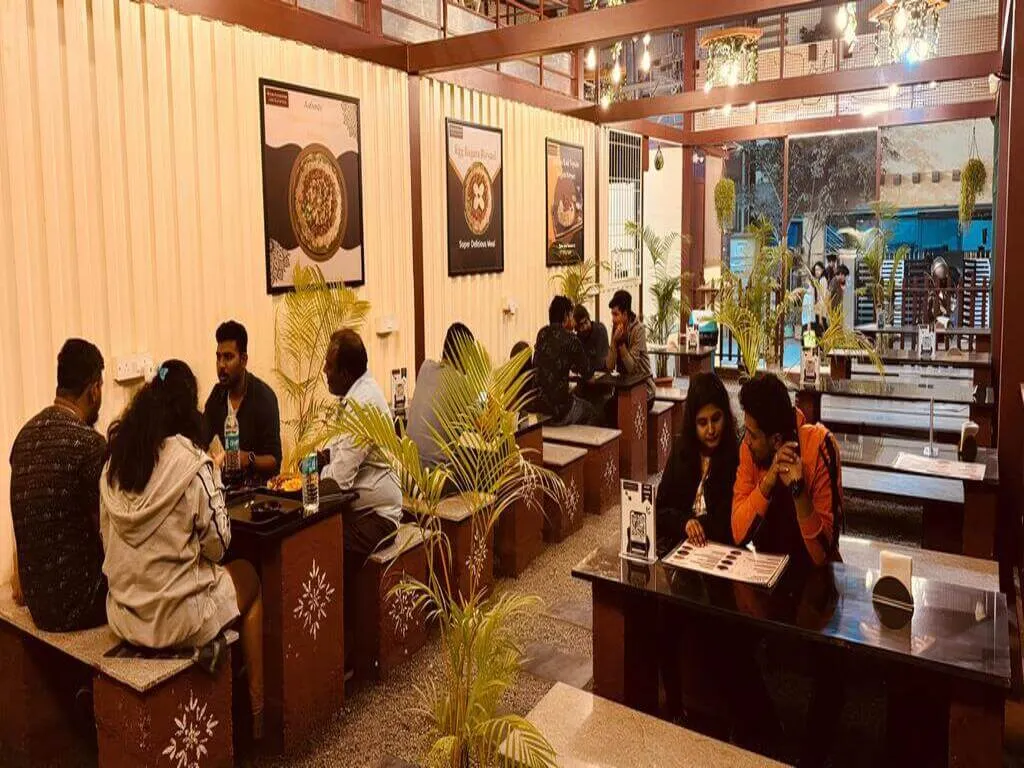 Ambience at a Bagara Biryani Cafe