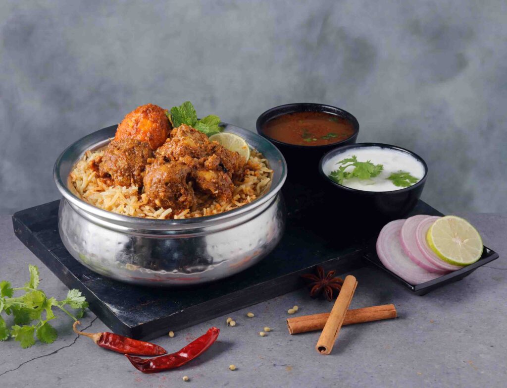 Chicken Dum Biryani | Bagara Biryani Cafe – Authentic Andhra-Style Biryani in Bengaluru Chicken Dum Biryani